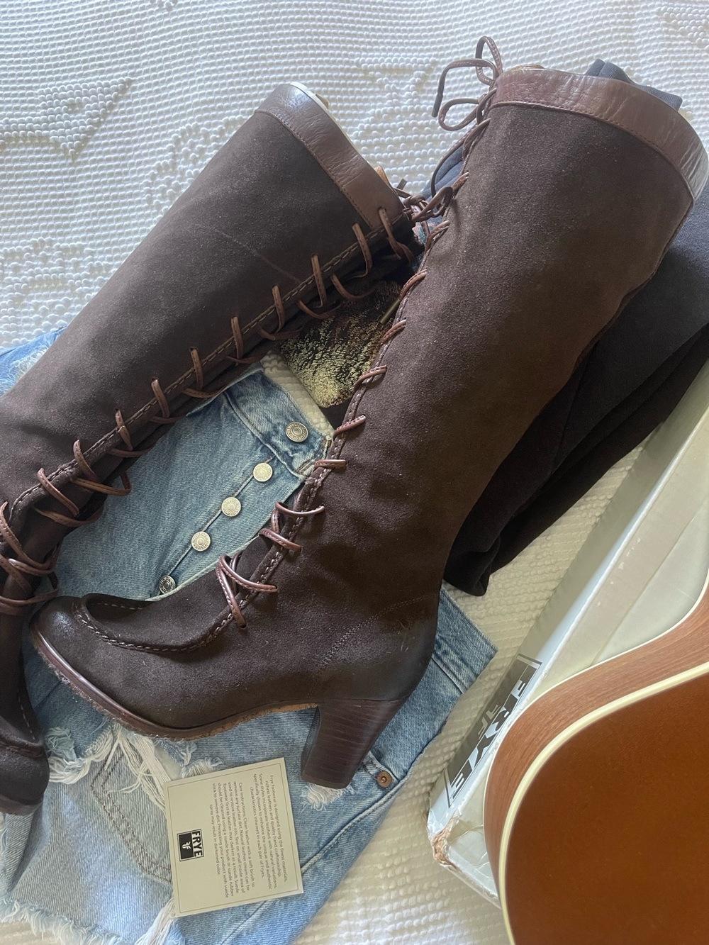FRYE | Fiona Lace Up Boots